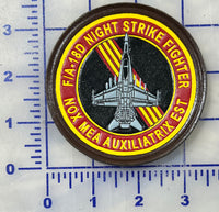 Official VMFA(AW)-224 Bengals F-18 Leather Shoulder Patch