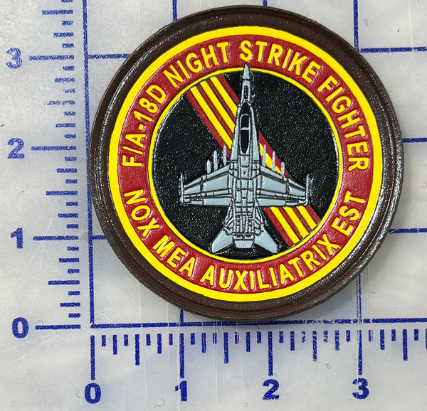 Official VMFA(AW)-224 Bengals F-18 Leather Shoulder Patch