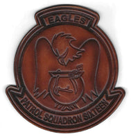 Officially Licensed US Navy VP-16 Eagles Leather Patch
