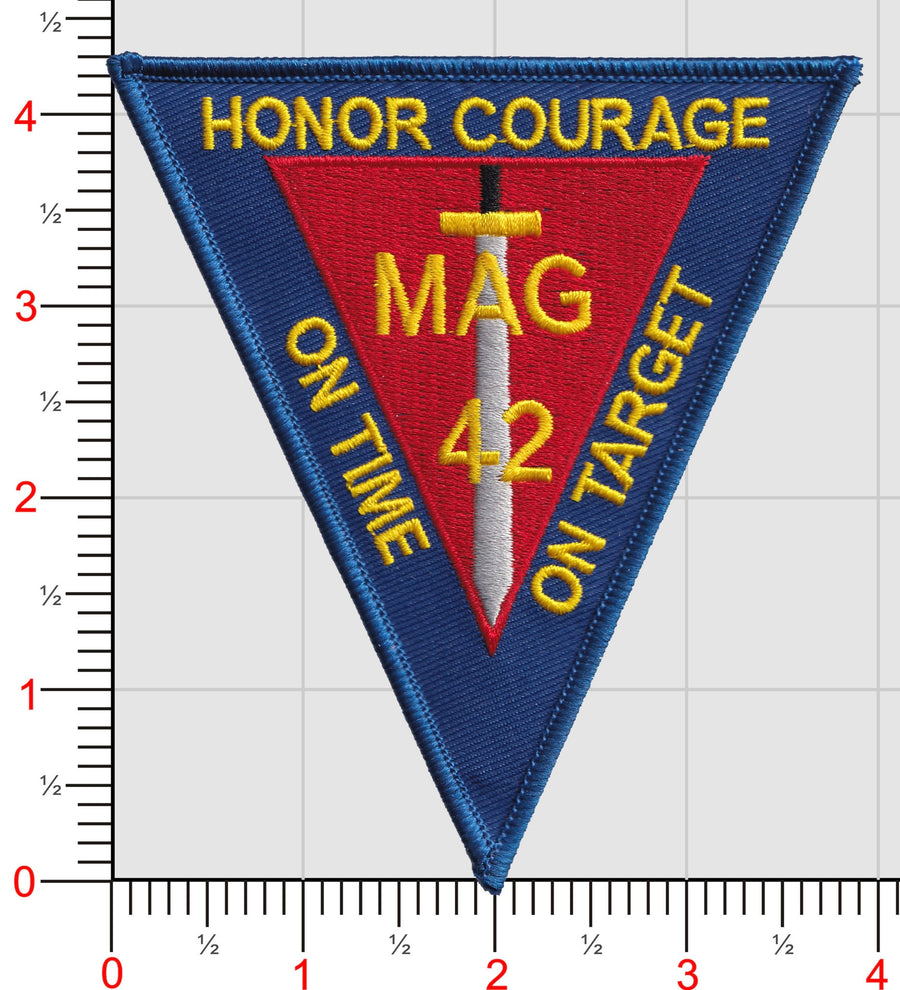 Officially Licensed USMC Marine Aircraft Group MAG-42 Patch