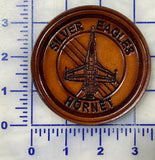 Officially Licensed VMFA-115 Silver Eagles Leather Shoulder Patch