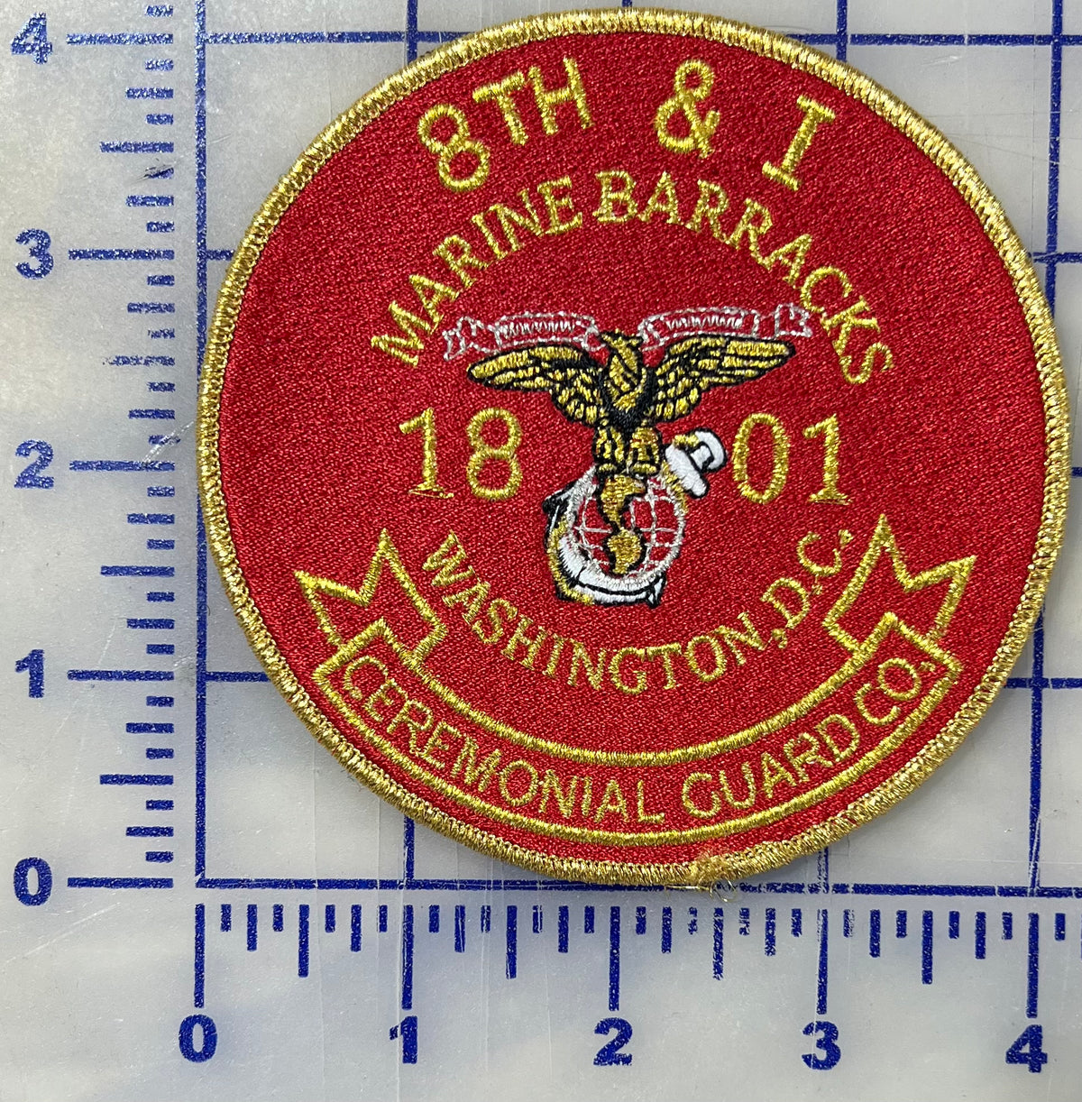 Officially Licensed Marine Barracks 8th & I Patches