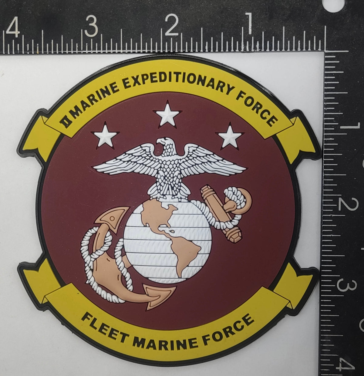 Officially Licensed USMC 2nd MEF Marine Expeditionary Force PVC Patch