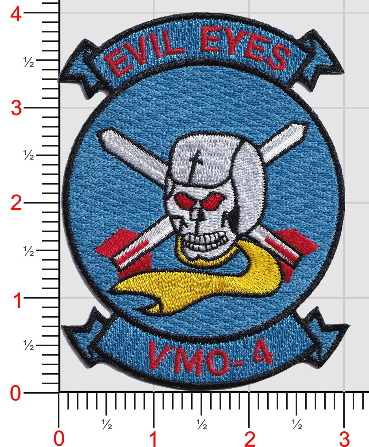 Officially Licensed USMC VMO-4 Evil Eyes Patch