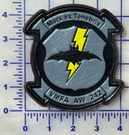 Officially Licensed USMC VMFA(AW)-242 Bats Leather Patches