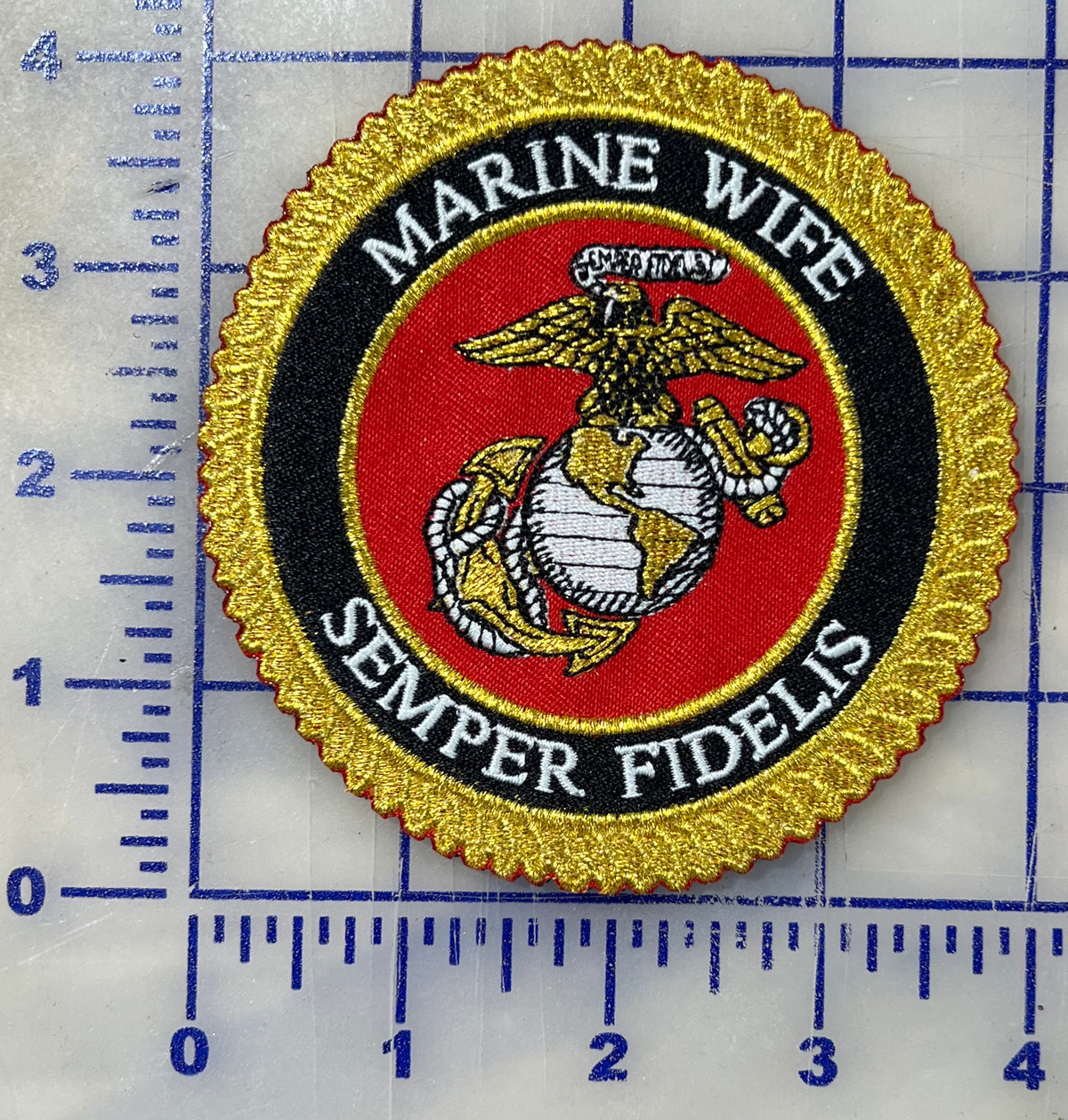 Officially Licensed USMC Marine Wife Patch
