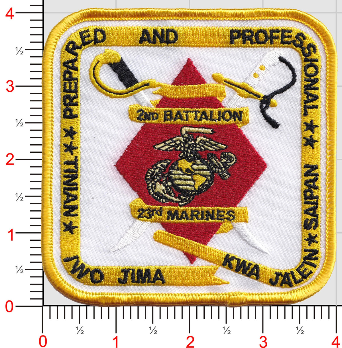 Officially Licensed USMC 2nd Bn 23rd Marines Patch