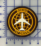 Boeing 747 Driver Leather Patch
