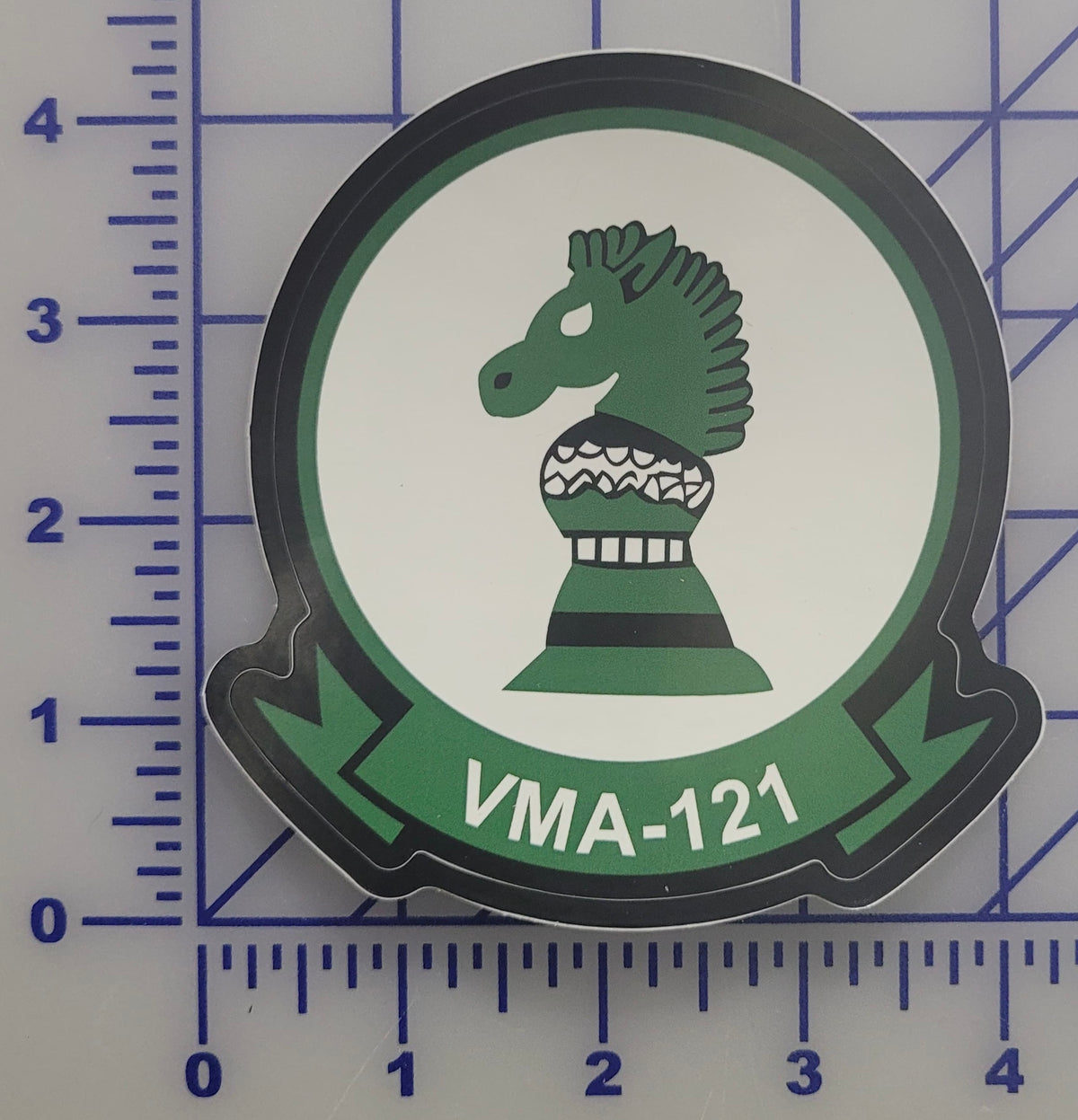 Officially Licensed VMA-121 Green Knights Sticker