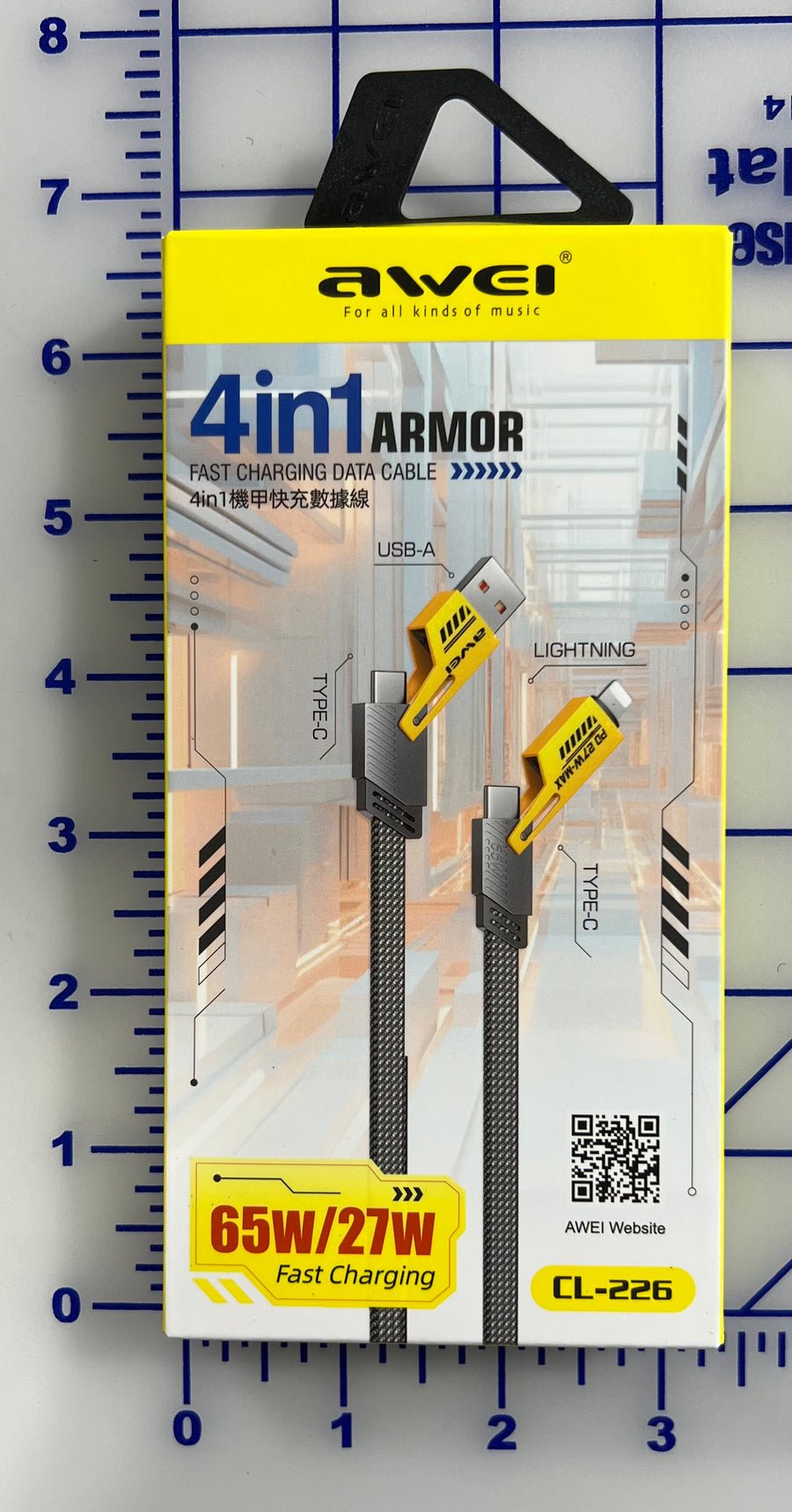 4 in 1 Armor Charging Cable