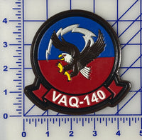 Officially Licensed US Navy VAQ-140 Patriots Leather Patches