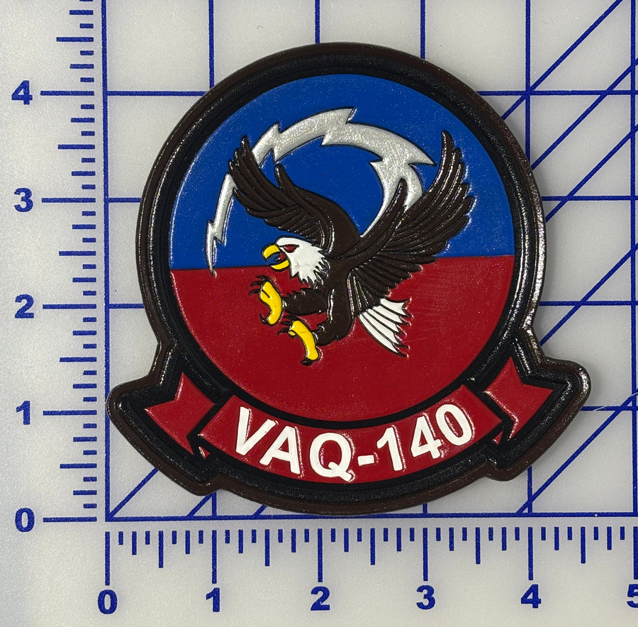 Officially Licensed US Navy VAQ-140 Patriots Leather Patches