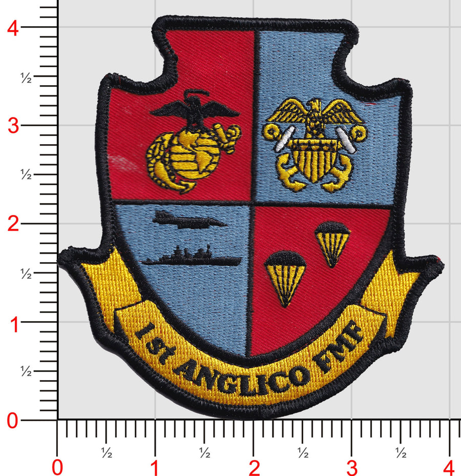 Officially Licensed USMC 1st ANGLICO FMF Patch