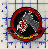 Officially Licensed VP-46 Gray Knights Leather "Back Stabber" Leather Patches
