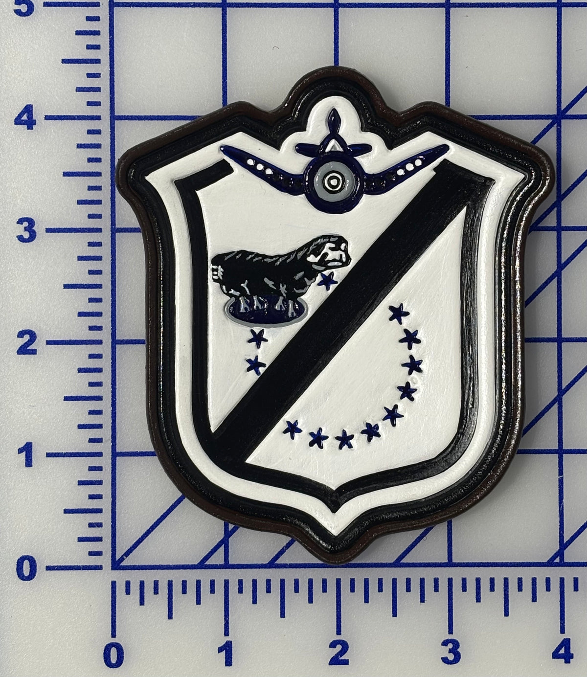 Officially Licensed USMC VMFA-214 Blacksheep Squadron Leather Patches