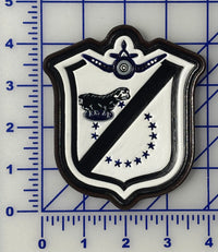 Officially Licensed USMC VMFA-214 Blacksheep Squadron Leather Patches