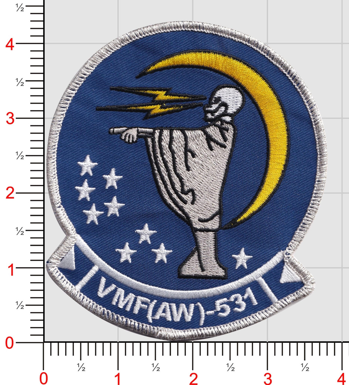 Officially Licensed USMC VMF(AW)-531 Grey Ghosts Patch