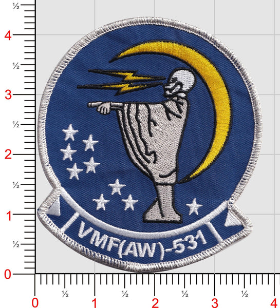 Officially Licensed USMC VMF(AW)-531 Grey Ghosts Patch