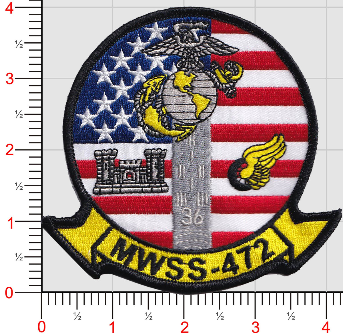 Officially Licensed USMC MWSS-472 Patch