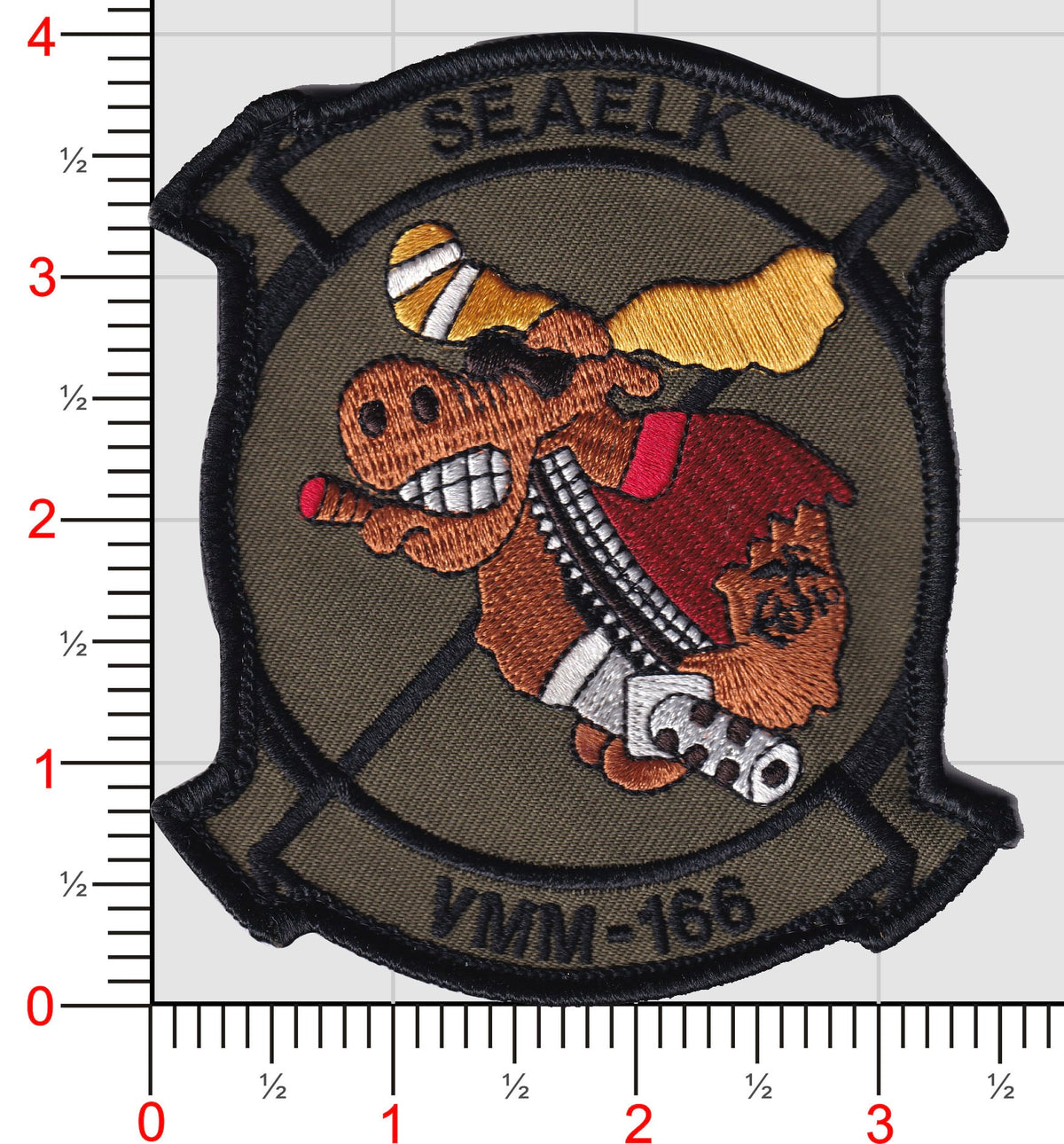 VMM-166 Party Moose Squadron Patch
