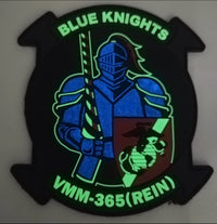 Officially Licensed USMC VMM-365 Blue Knights REIN PVC Patch