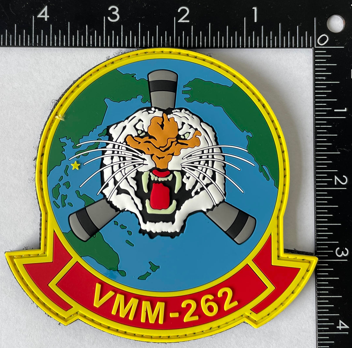 Officially Licensed USMC VMM-262 Flying Tigers Full Color PVC Patch