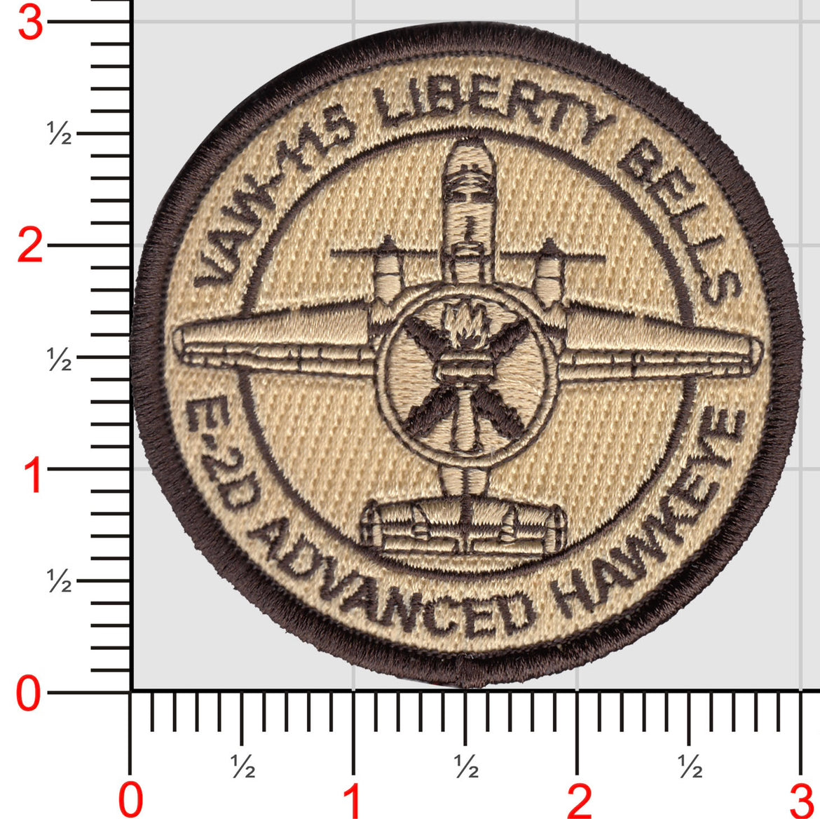 Official VAW-115 Liberty Bells E-2D Hawkeye Shoulder Patch