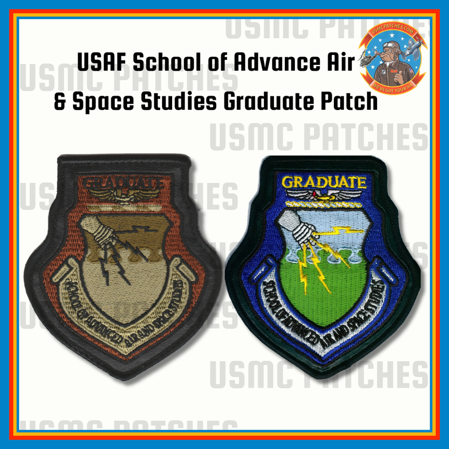 USAF School of Advance Air and Space Studies Graduate Patch (Graduate)