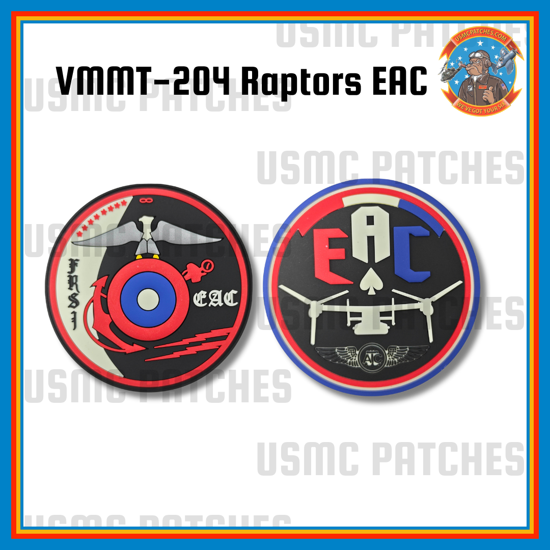 Official VMMT-204 EAC Shoulder Patches