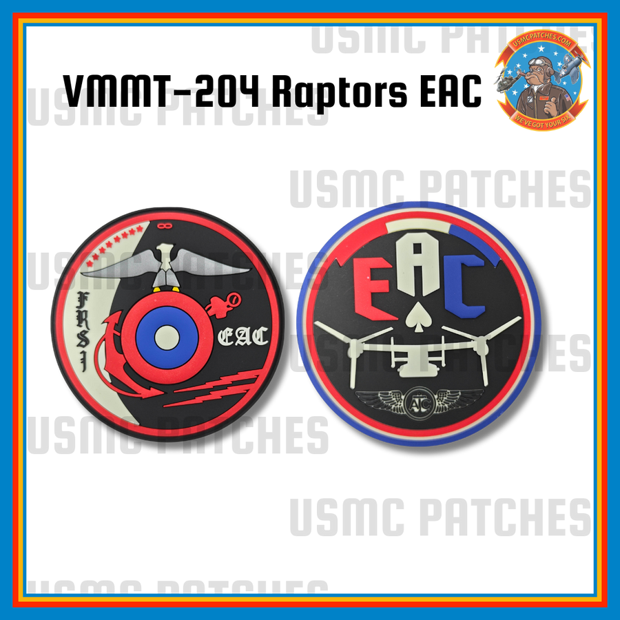 Official VMMT-204 EAC Shoulder Patches