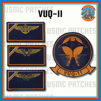 Officially Licensed US Navy VUQ-11 Manta Wraiths Squadron Patch and Name Tags