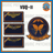 Officially Licensed US Navy VUQ-11 Manta Wraiths Squadron Patch and Name Tags