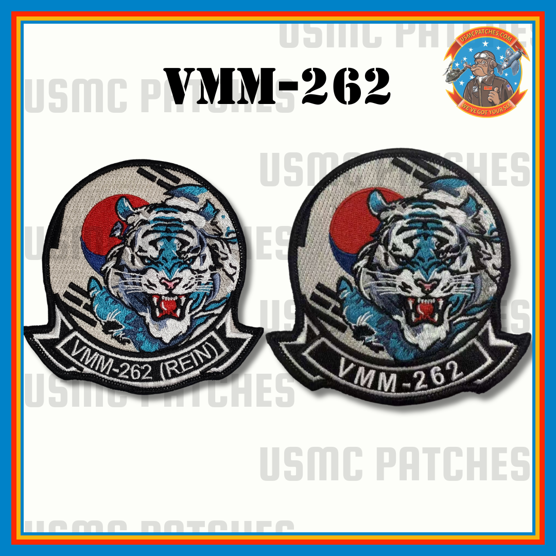 Official VMM-262 Flying Tigers Korea Patches