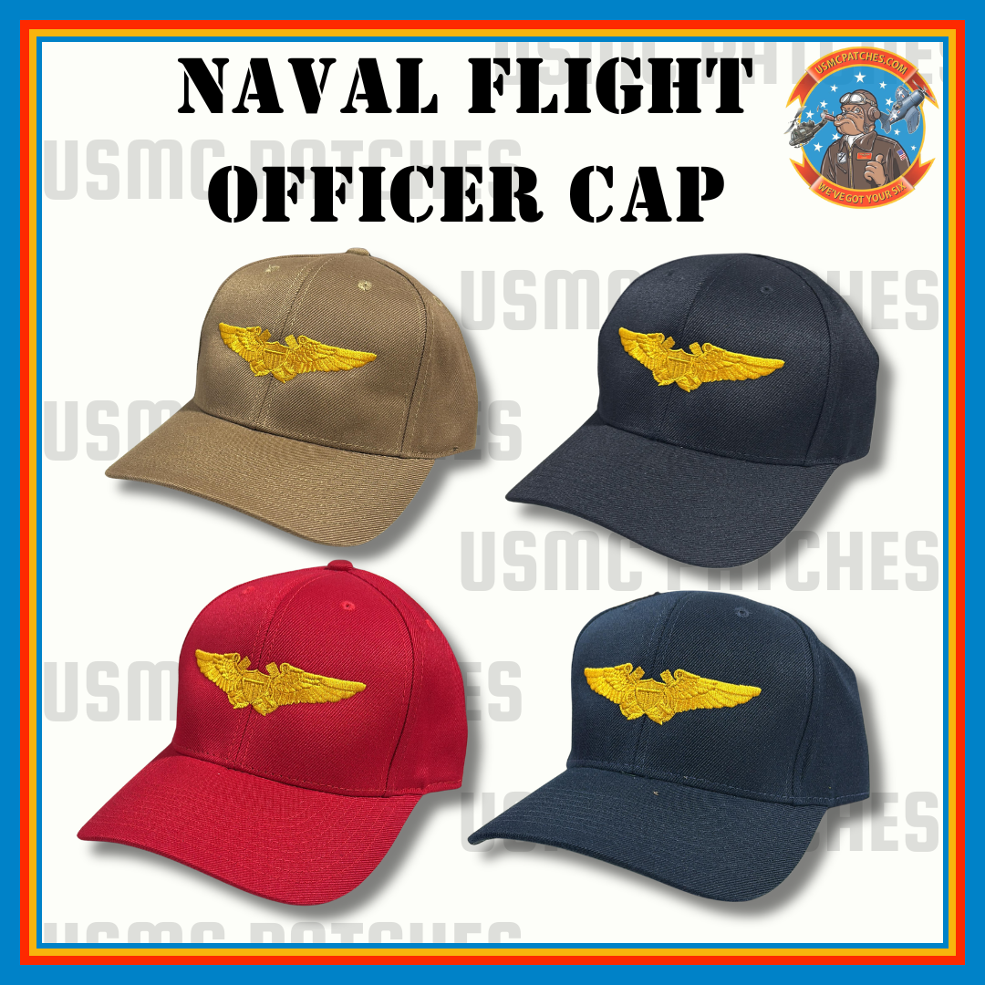 Official Naval Flight Officer Caps