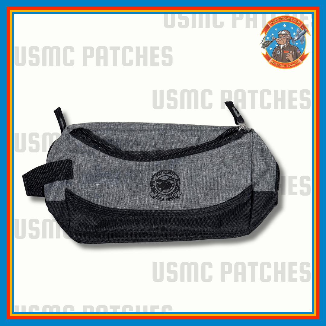 Officially Licensed USMC/Combat Helicopter & Tiltrotor Association Toiletry Bag