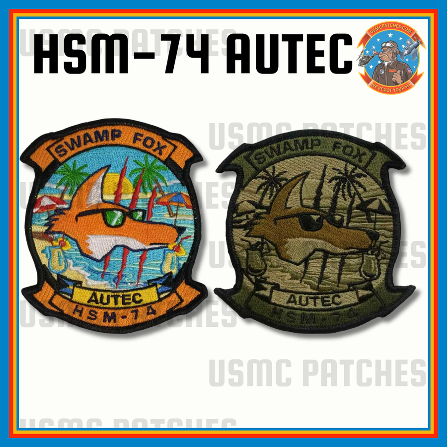 Official HSM-74 Swamp Foxes AUTEC Patch