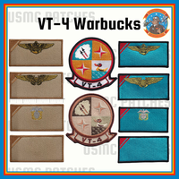 Officially Licensed VT-4 Warbucks Squadron Patch and Name Tags