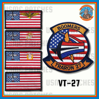 Official VT-27 Boomers 4th of July Patch and Name Tags