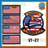 Official VT-27 Boomers 4th of July Patch and Name Tags