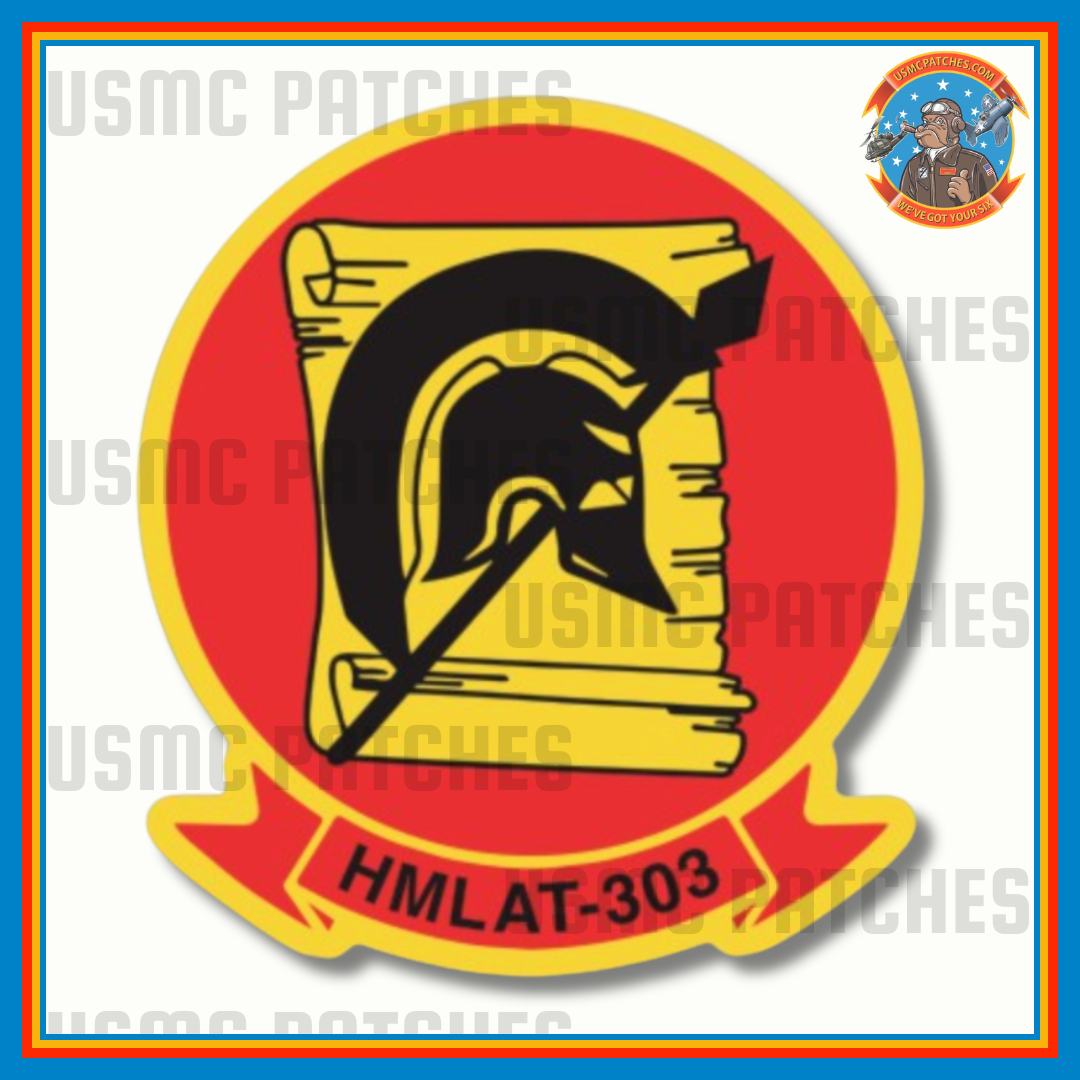 Officially Licensed USMC HMLAT-303 Atlas Sticker