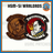 Officially Licensed US Navy HSM-51 Warlords Leather Patches