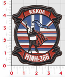Officially Licensed USMC HMH-366 Hammerheads Hawaii Leather Squadron Patch