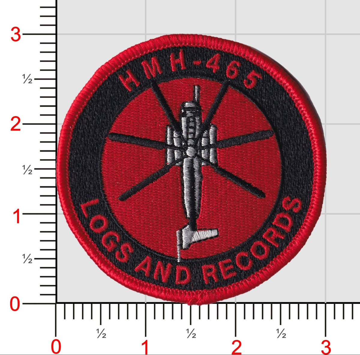 Official HMH-465 Warhorse CH-53 Flightline Qual Patches