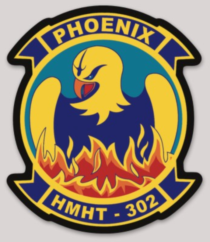 Officially Licensed HMHT-302 Phoenix Sticker