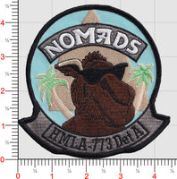 Official HMLA-773 DET A NOMADS Squadron Patch