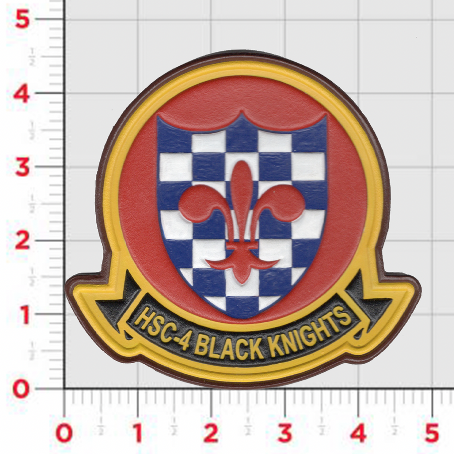 Officially Licensed HSC-4 Black Knights Leather patch