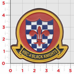 Officially Licensed US Navy HSC-4 Black Knights Leather patch