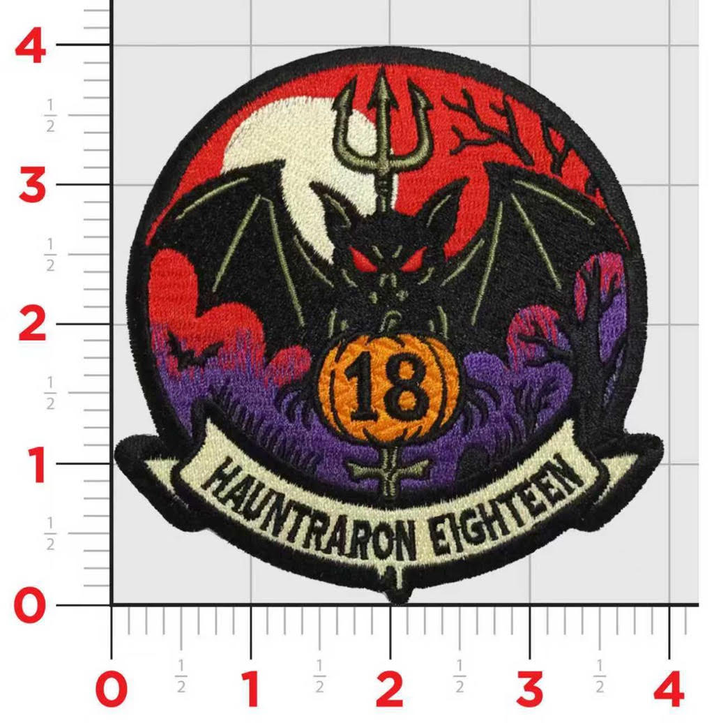Official HT-18 Vigilant Eagles Halloween Patches