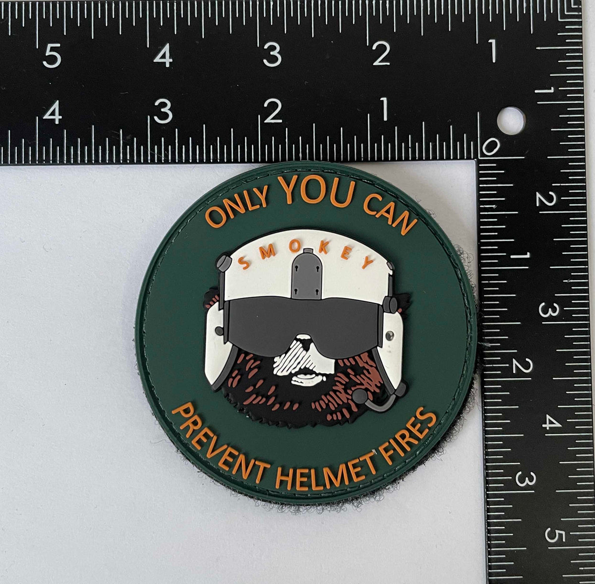 Only You Can Prevent Helmet Fires PVC Patch