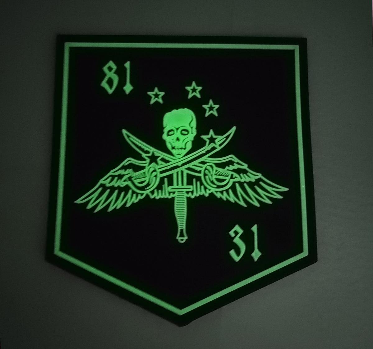 Officially Licensed MARSOC 8131 PVC Glow Patch